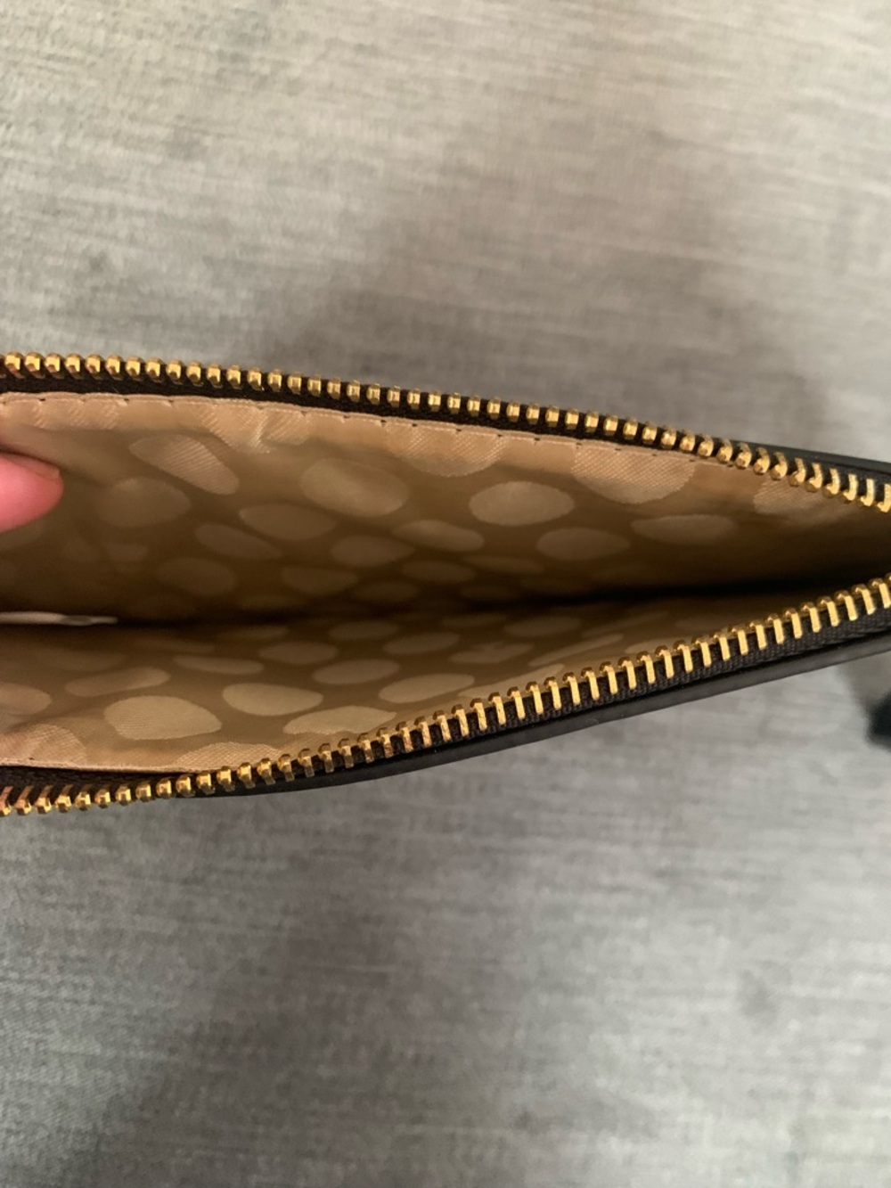 NWOT Kate Spade Black Leather Wristlet - Picture 7 of 8